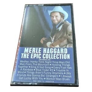 VTG Merle Haggard The Epic Collection Cassette Tape Recorded Live 1983 Country